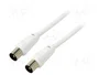 GOOBAY Cable Coaxial de Antena de 2,5m con Conector de 9,5mm en Ambos Extremos