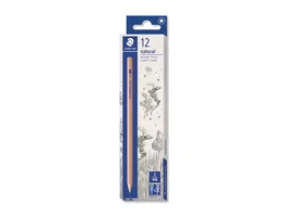Staedtler Noris Lápices de grafito HB madera natural