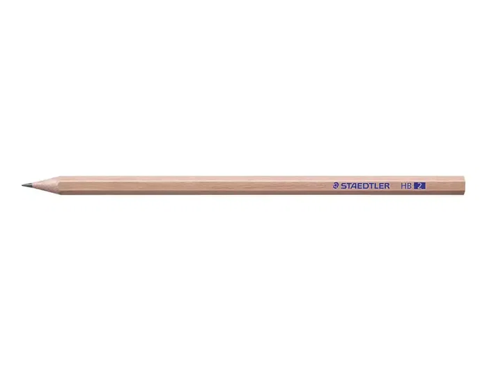 Staedtler Noris Lápices de grafito HB madera natural