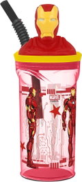 Marvel Figura 3D Vaso 360 mL Iron Man CZ11333 Licencia Oficial