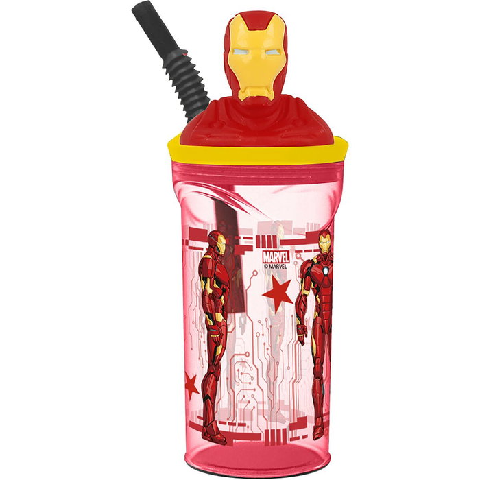 Licensing Figura 3D Vaso 360ml Iron Man Licensing Figura 3D Vaso 360ml Iron Man