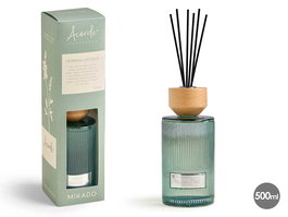 Acorde Mikado Redondo 500ml Verbena Drizzle - Difusor Aromático con 8 Varillas, Dimensiones 8 x 32 x 8 cm (Set de 6)