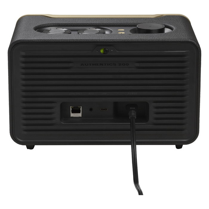 JBL Authentics 200 Altavoz Estéreo Portátil 45W Bluetooth 5.3 Wi-Fi con Micrófono - Negro
