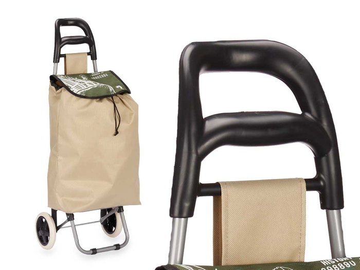 Kinvara Carro Compra 2 Ruedas Market 88x10.5x35.5cm (Set de 6)