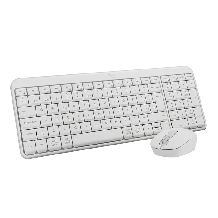 Logitech MK250 Combo de Teclado y Ratón Inalámbrico Blanco Hueso en Español QWERTY Logitech MK250 Combo de Teclado y Ratón Inalámbrico Blanco Hueso en Español QWERTY