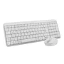 Logitech MK250 Combo de Teclado y Ratón Inalámbrico Blanco Hueso en Español QWERTY