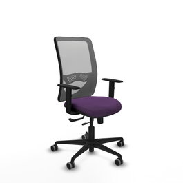 PIQUERAS Y CRESPO Silla de oficina Zulema Morada y Gris