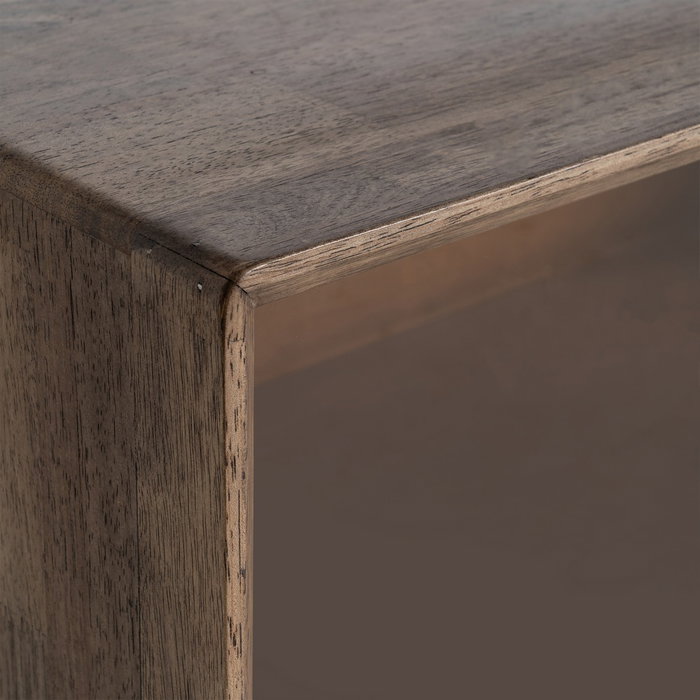 Aparador Marrón Madera-Cristal 160 X 46 X 80 cm