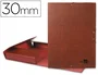Liderpapel Carpeta para proyectos folio lomo 30mm cuero