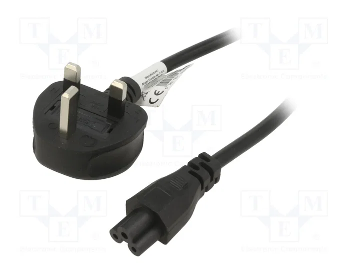 AKYGA Cable de alimentación H03VV-F 1,5m BS 1363 (G) a IEC C5 AKYGA Cable de alimentación H03VV-F 1,5m BS 1363 (G) a IEC C5