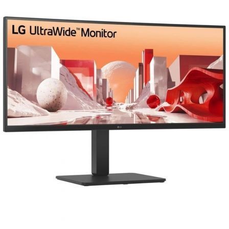 LG Monitor 34BA75QE-B.AEU Black, Monitor Ultrapanorámico 34" IPS, USB-C