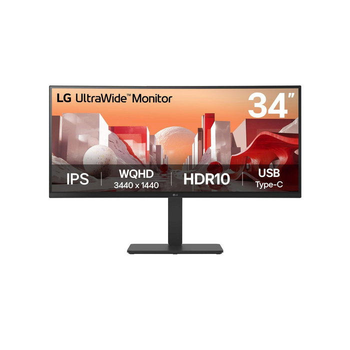 LG 34BA75QE-B Monitor UltraWide Curvo 34 pulg. WQHD IPS USB-C 90W Negro LG 34BA75QE-B Monitor UltraWide Curvo 34 pulg. WQHD IPS USB-C 90W Negro