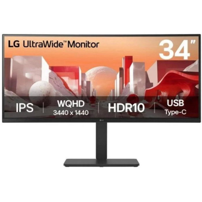 LG 34BA75QE-B.AEU Monitor UltraWide Curvo de 34 pulgadas WQHD