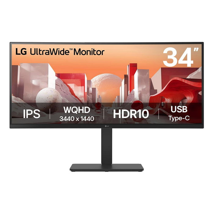 LG 34BA75QE-B Monitor UltraWide Curvo 34 pulg. WQHD IPS USB-C 90W Negro LG 34BA75QE-B Monitor UltraWide Curvo 34 pulg. WQHD IPS USB-C 90W Negro
