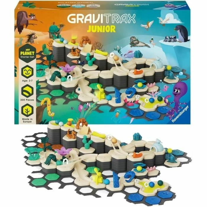 Ravensburger GraviTrax Junior Starter Set XXL My Planet - Pista de canicas de 184 piezas Ravensburger GraviTrax Junior Starter Set XXL My Planet - Pista de canicas de 184 piezas