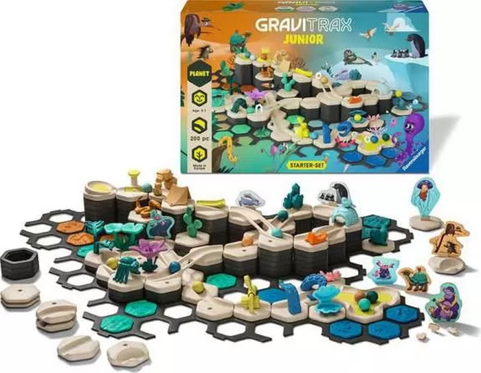 Ravensburger GraviTrax Junior Starter Set XXL My Planet - Pista de canicas de 184 piezas Ravensburger GraviTrax Junior Starter Set XXL My Planet - Pista de canicas de 184 piezas