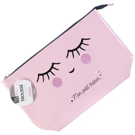 Tom et Zoe Neceser/Botiquín Puericultura 37x23x10 cm Colección Rosa Azul Blanco Ideal para Medicamentos o Utensilios Cierre Cremallera