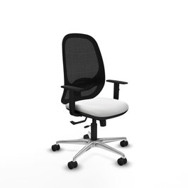 PIQUERAS Y CRESPO Silla de oficina Cilanco Sincro/Traslack Blanco/Negro