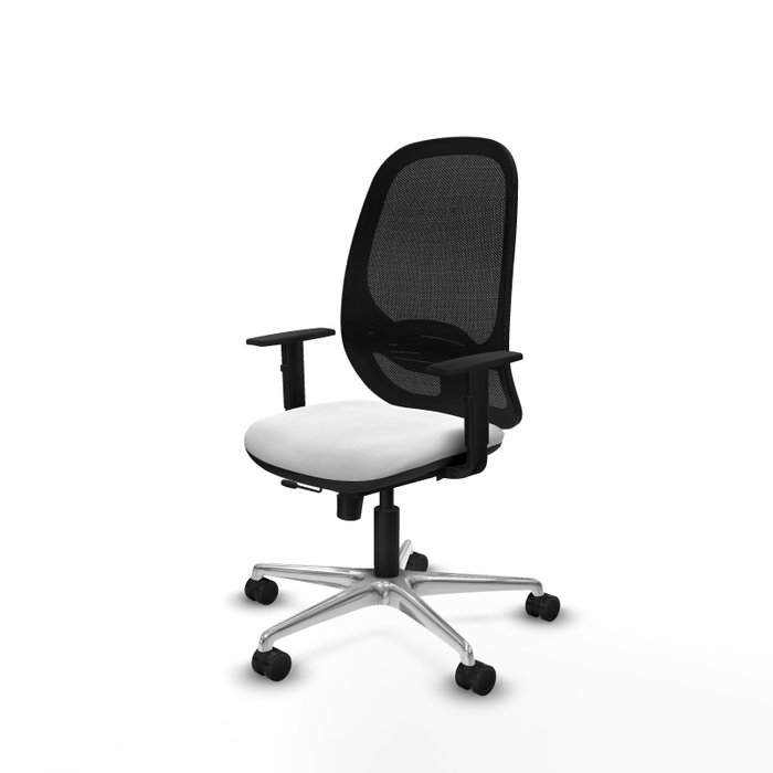 PIQUERAS Y CRESPO Silla de oficina Cilanco Sincro/Traslack Blanco/Negro PIQUERAS Y CRESPO Silla de oficina Cilanco Sincro/Traslack Blanco/Negro