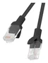 Lanberg Latiguillo de Red Cat5e UTP 0,5m Negro RJ45 PCU5-10CC-0050-BK