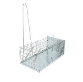 WOLFPACK LINEA PROFESIONAL Trampa para Ratas Jaula Metal 30 x 17 x 11 cm
