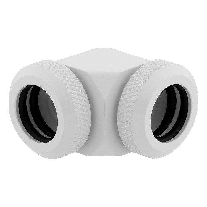 Corsair Hydro X Series XF Hardline Racor 90° 12mm OD Pack de 2 Blanco Corsair Hydro X Series XF Hardline Racor 90° 12mm OD Pack de 2 Blanco