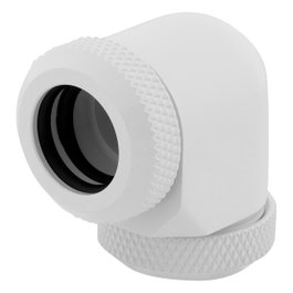 Corsair Hydro X Series XF Hardline Racor 90° 12mm OD Pack de 2 Blanco