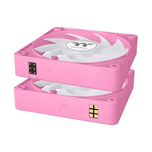 Thermaltake CT120 EX ARGB Sync Pack de 3 ventiladores 120mm Rosa Thermaltake CT120 EX ARGB Sync Pack de 3 ventiladores 120mm Rosa