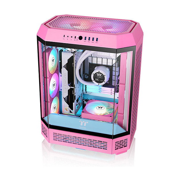 Thermaltake CT120 EX ARGB Sync Pack de 3 ventiladores 120mm Rosa Thermaltake CT120 EX ARGB Sync Pack de 3 ventiladores 120mm Rosa