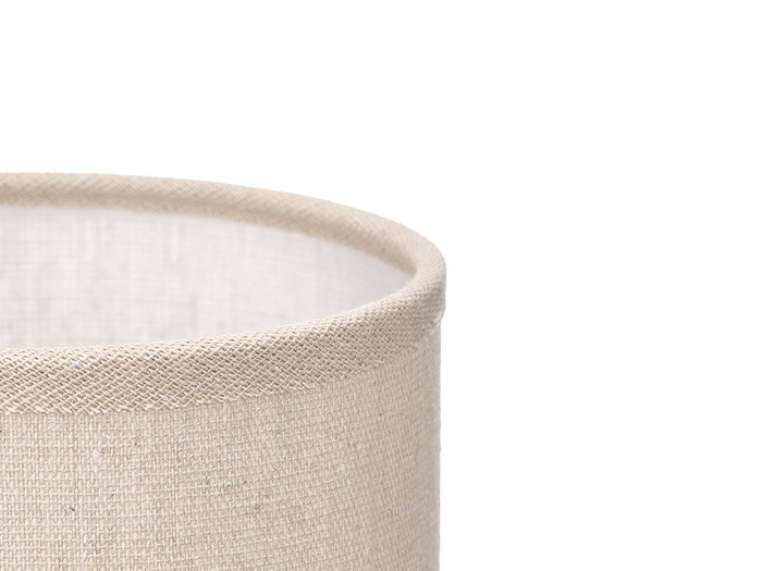 Giftdecor Lampara Sobremesa Tela Beige 13x13x29 cm Metal Plastico (Set de 12)