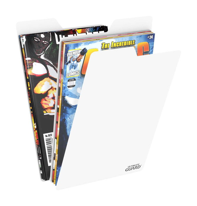 Ultimate Guard Premium Comic Book Dividers Separadores para Cómics Blanco (25)