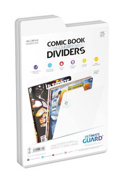 Ultimate Guard Premium Comic Book Dividers Separadores para Cómics Blanco (25)