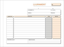Talonario Catalan Entregas 4º Apaisado Loan (Set de 10)