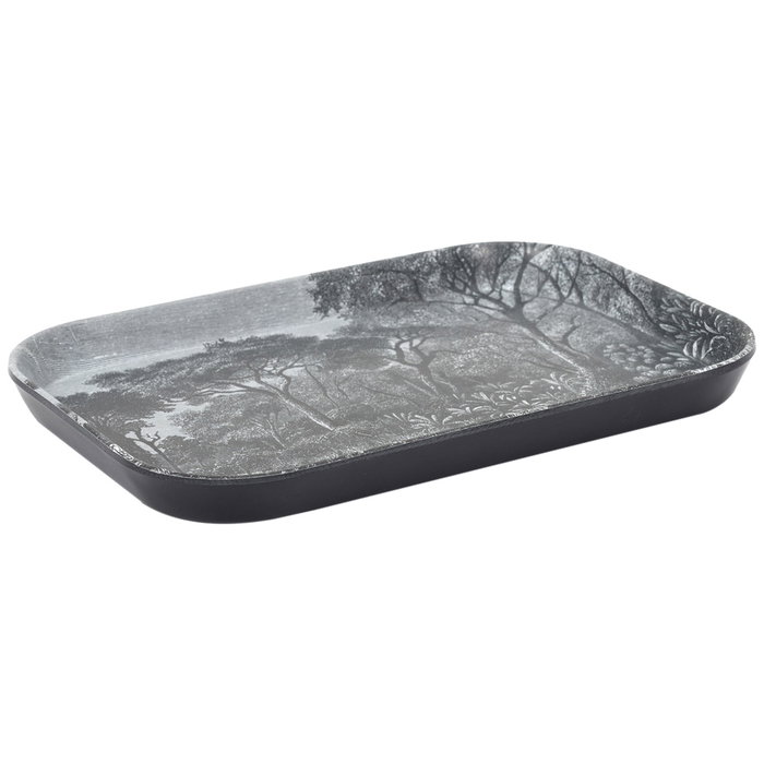 Home Deco Factory Bandeja 21x15 cm para Café y Pastas con Diseño Moderno