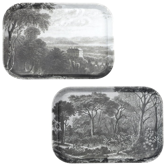 Home Deco Factory Bandeja 21x15 cm para Café y Pastas con Diseño Moderno