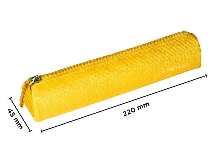 Liderpapel Estuche portatodo slim cilíndrico Amarillo Liderpapel Estuche portatodo slim cilíndrico Amarillo