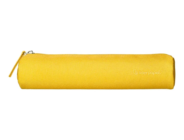Liderpapel Estuche portatodo slim cilíndrico Amarillo Liderpapel Estuche portatodo slim cilíndrico Amarillo