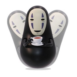 Semic Figura No Face's coffe time con fondo redondo - El viaje de Chihiro