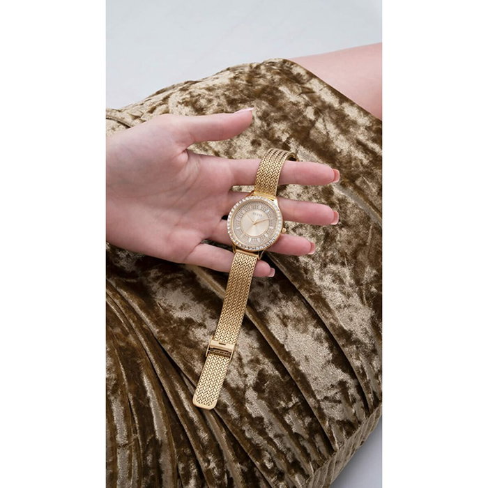 Guess GW0402L2 Dorado con Esfera Gris