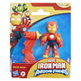 HASBRO Figura Iron Man - Iron Man y Su Superequipo Marvel 7cm con Mochila-Propulsora