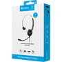 Sandberg USB Office Headset Pro Mono Auricular con Micrófono Flexible para Oficina y Estudio Conexión USB