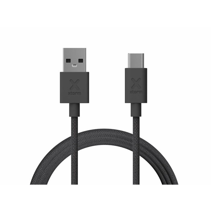Xtorm Go2 Cable USB-A a USB-C 1m Negro Xtorm Xtorm Go2 Cable USB-A a USB-C 1m Negro Xtorm
