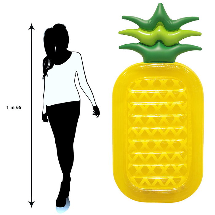 Jet Lag Colchoneta Piña 187 cm para Playa o Piscina