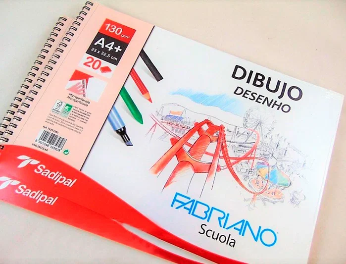 Fabriano Bloc de Dibujo Accademia A4+ 130g 20 Hojas