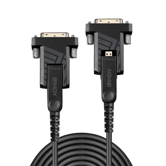 Lindy 38321 Cable Híbrido de Fibra Óptica Micro-HDMI 20 m con Conectores Desmontables HDMI/DVI Lindy 38321 Cable Híbrido de Fibra Óptica Micro-HDMI 20 m con Conectores Desmontables HDMI/DVI