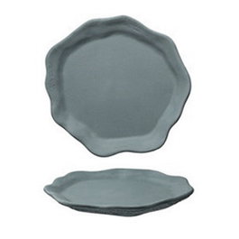 Summa Oyster Azul Plato Llano 27 cm (Set de 6)