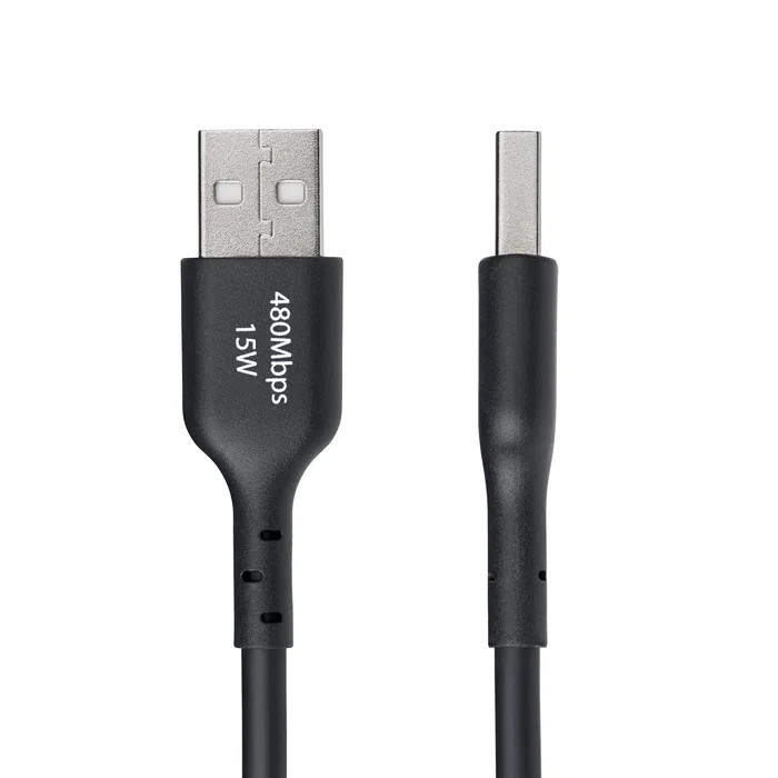 Cable cargador usb-a a usb-c de 3m - usb-a a usb tipo c m/m - negro Cable cargador usb-a a usb-c de 3m - usb-a a usb tipo c m/m - negro