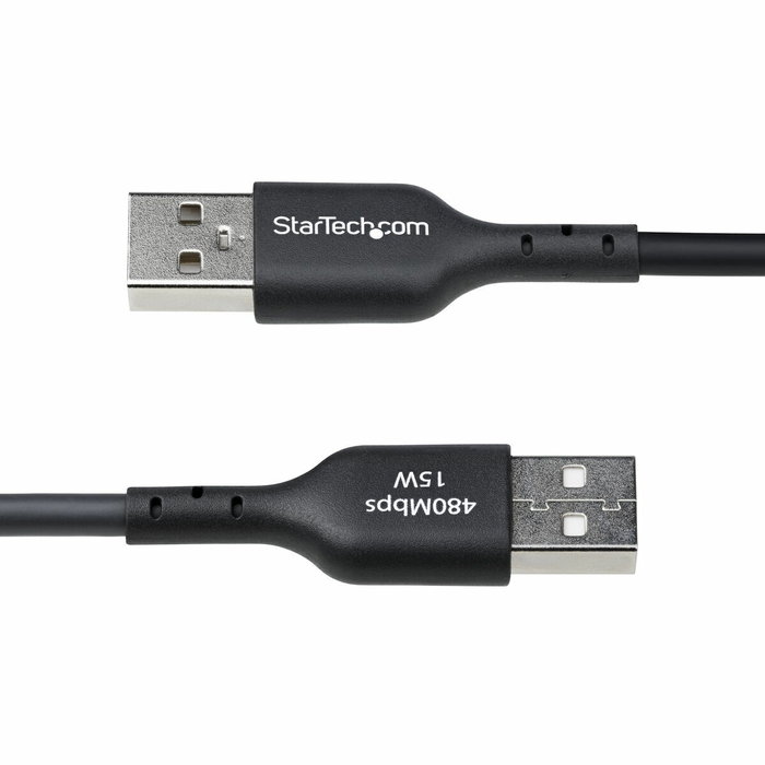 StarTech.com Cable cargador USB-A a USB-C de 3m, Negro, USB 2.0, 3A