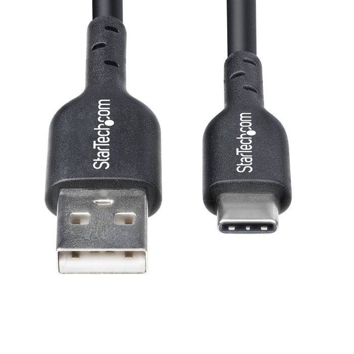 Startech Cable Cargador USB-A a USB-C 3m USB Tipo C Macho - Macho Negro Startech Cable Cargador USB-A a USB-C 3m USB Tipo C Macho - Macho Negro