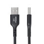 Startech Cable Cargador USB-A a USB-C 3m USB Tipo C Macho - Macho Negro
